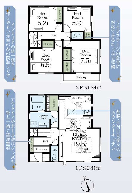 千葉駅徒歩10分仲介手数料無料新築一戸建て（千葉市中央区登戸3-1-26／売買・戸建）の写真
