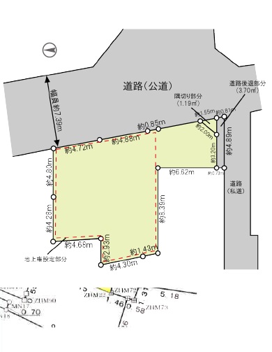 売り土地 都営新宿線大島駅・東大島駅 大島8丁目 建築条件なし
