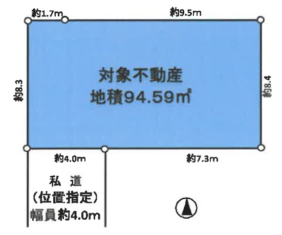売り土地 都営新宿線船堀駅 徒歩21分 松江3丁目