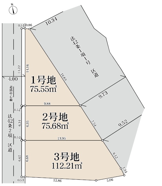 仲介手数料無料　瑞江売地　江戸川3丁目　都営新宿線瑞江駅徒歩13分・一之江駅徒歩17分　