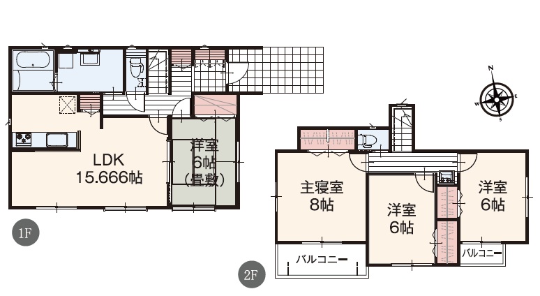 上総一ノ宮　4LDK+新築戸建2000万円台車３台土地50坪超え　JR外房線上総一ノ宮駅徒歩5分